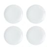 4pc Mikasa Chalk Kitchen Porcelain Dinner Plate Set 27cm White