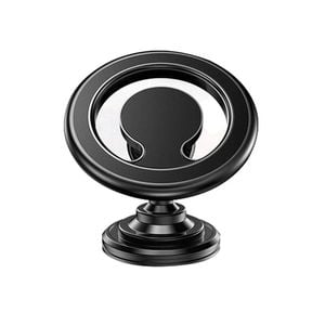 2 in 1 Car Air vent & Dashboard Mount Phone Holder Magnetic Hook Design Compatible with MagsafeBlack