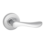 Schlage Satin Chrome Plate Element Series Florence Passage Lever Set 
