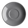 Olympia Cafe Flat White Saucers Charcoal 135mm Pack of 12