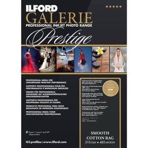 Ilford Galerie Smooth Cotton 310 Gsm - A3+ - 25 Sheets Gpsc19