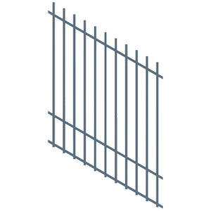 ProtectorAl 350 - 1200 x 1500mm Deep Ocean Raked Up to 15º Batten Pool Fence Panel