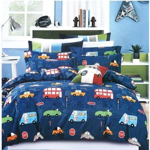 3D Bus Car Kids Pattern Duvet Cover Bedding Set Quilt Cover Pillowcases Personalized  Bedding