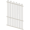 ProtectorAl 0350-1200W x 1800H Surfmist Loop Top Pool Fence Panel Raked Up to 15º