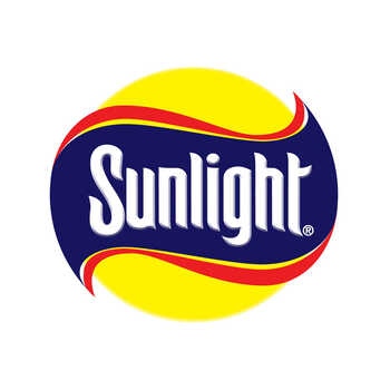 Sunlight logo in the blue and yellow colourway