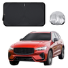 Front Windscreen Sun Shade for Volvo XC60 Recharge 2017 - Current Mk I Facelift, Mk II - Standard 150 x 85 cm - Black