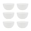 6PK Ecology 10cm Canvas Rice Bowl Coupe Dinnerware - White