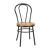 Bolero Side Chairs Clarisse Metallic Grey 2 Pack Dining Seating