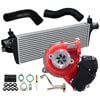 Gen1 High Flow Turbo Charger With 50mm Intercooler & Hoses And Genuine Oil Feed Pipe For Toyota Fortuner 1gd-ftv 2.8l 2015-2020
