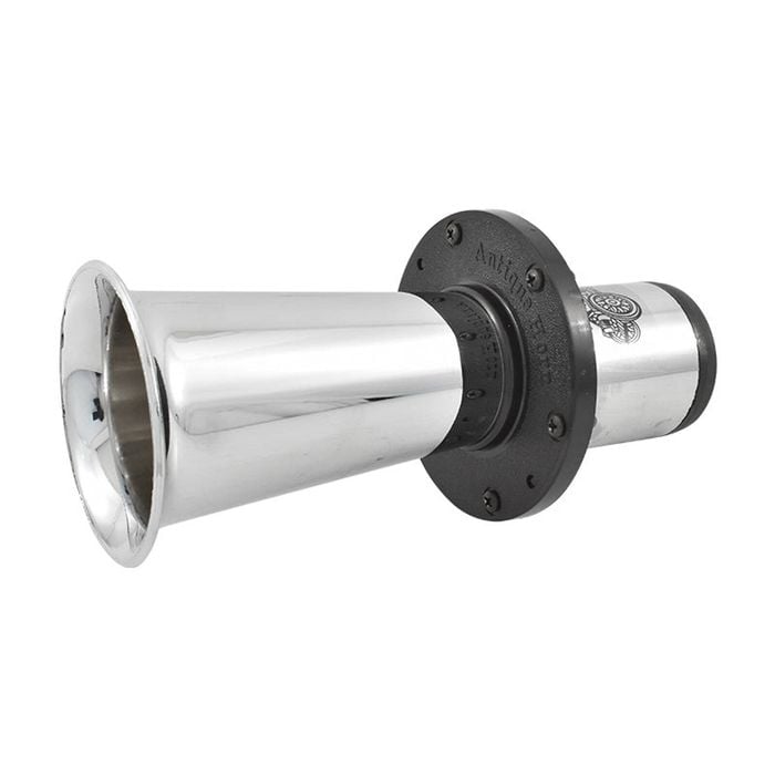 Chrome 12V AH-OOO-GAH Klaxon Horn With Strong Motor