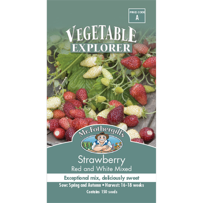 Mr Fothergill's Red And White Strawberry Seeds