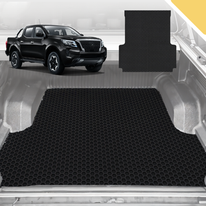 6D Pro Ute Tub Mat for Nissan Navara Dual Cab NP300/D23 STX (No Rear cupholder) 2015-Current (w Spray on Liner or no Liner)