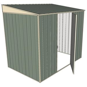 Build-a-Shed 2.3 x 1.5 x 2.0m Single Hinged Door Narrow Skillion Shed - Green