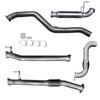 Ignite Exhausts Turbo Back For Mazda Bt50 B30b 3" Cat & Hotdog Raw Aluminised Steel