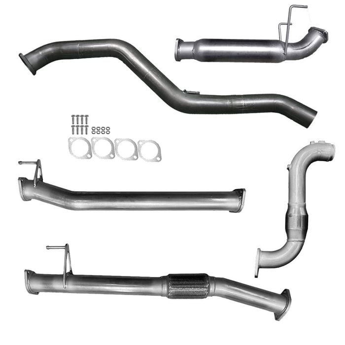 Ignite Exhausts Turbo Back For Mazda Bt50 B30b 3" Cat & Hotdog Raw Aluminised Steel