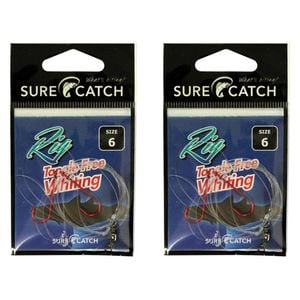 2x Surecatch Tangle Free Whiting Rig Hooks Size 6