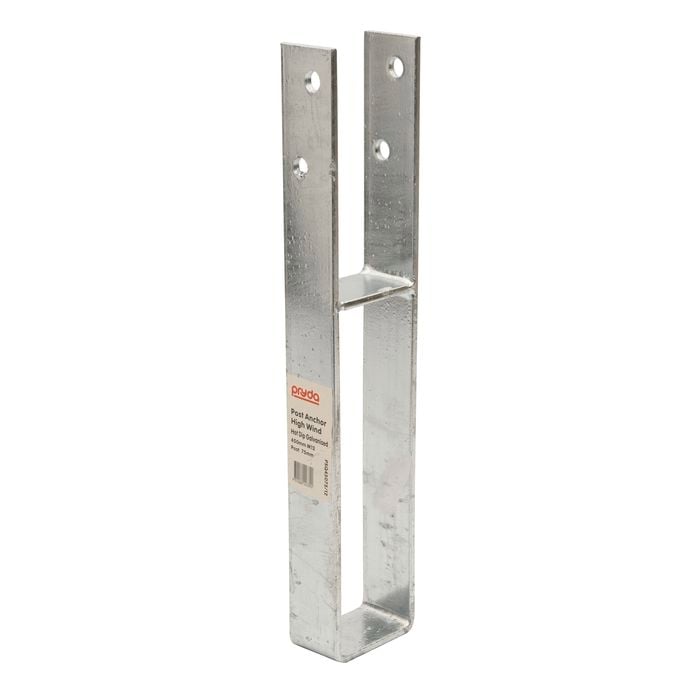 Pryda Post Anchor High Wind 450 x 75mm M12