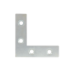 Carinya 50 x 50 x 13mm Zinc Plated Reinforced Corner Brace