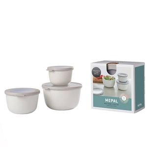 Mepal Cirqula Round 3 Piece Large Set - White