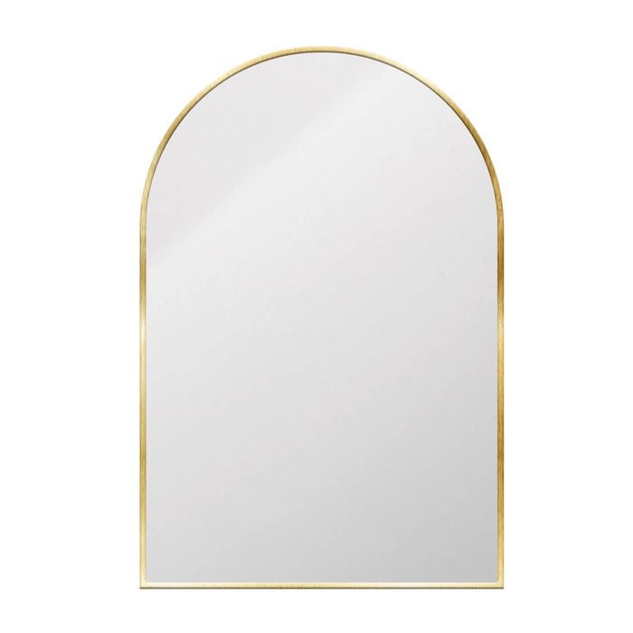Astin Sinclair 900 x 600 x 28mm Brushed Brass Arch Shape Mirror