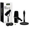 Shure Motiv MV7+ Podcast Microphone with Stand - Black