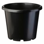 IP Plastics 15L Round Pot Black - 32cm