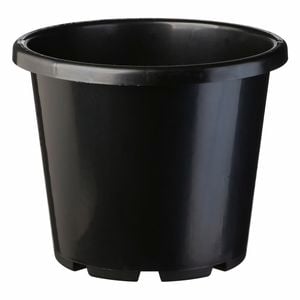IP Plastics 15L Round Pot Black - 32cm