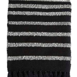 Bedding House 130cm x 170 cm Black Honshu Black Throw