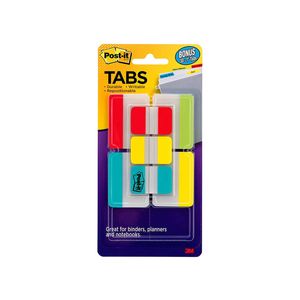 Post-it Durable Index Tabs 50mm (Solid Colour)