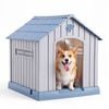 Advwin Dog Kennel House Plastic Pet Home Dog Puppy Cat House