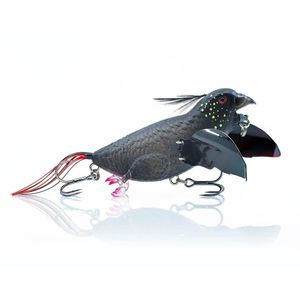 Chasebaits Smuggler 65mm Topwater Walker Fishing Lure 04 Black Cockatoo