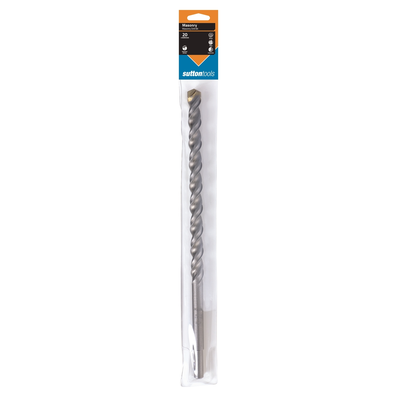 Sutton Tools 20 x 400mm DB TCT Masonry Drill Bit Bunnings Australia