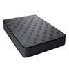 Advwin Mattress Double Medium Firm Bed Top Pocket Spring 27cm Dark Grey