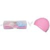 Mirage Kids Goggles/Swim Cap/Ear Plugs Swimming Pack Blue/Pink