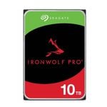 Seagate 10TB 3.5' IronWolf Pro NAS  SATA Hard Drive (ST10000NT001) -5-year limited warranty -6Gb/s Connector - CMR Recording Tec