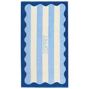 Esprit Esplanade Cobalt Cotton Beach Towel 400gsm 80cm x 160cm Blue