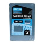 Titan 2 x 150 x 100 mm 4 Piece Blue Shim Packing