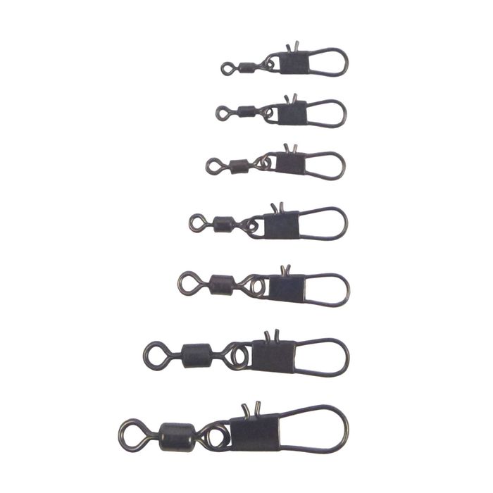Swimerz Rolling Swivel W Interlock Snap, Size 4, 40 Pack
