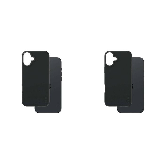 2PK PanzerGlass CARE Fashion Case For iPhone 16 Plus Black