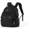 Swisswin Swiss waterproof 15.6" laptop School Travel Backpack -Black