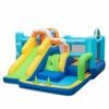 Costway 7-in-1 Jumping House Long Slide & Climbing Walls No Blower