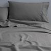 Canningvale Queen Cozi Cotton Sheet w/ Pillowcase Set - Ash