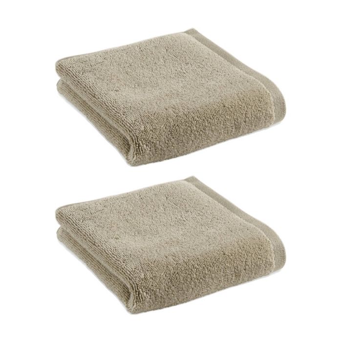 2PK Christy Cirrus Hand Towel Combed Cotton 450GSM Fast Drying Latte