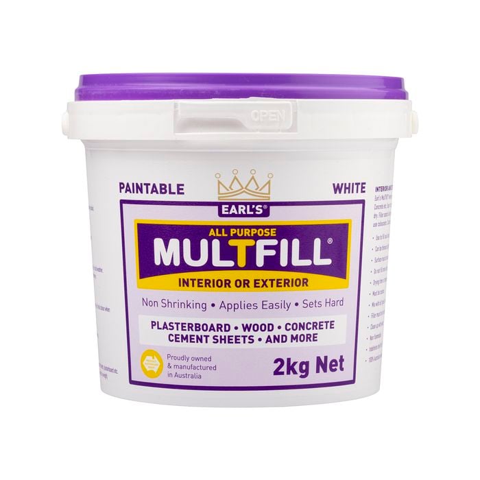 Earl's 2kg White MulTfill Ready To Use Filler