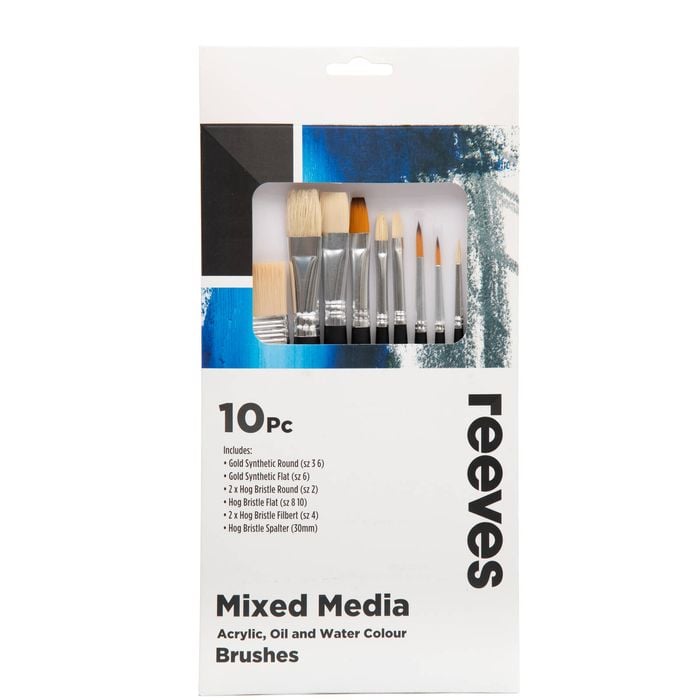 Reeves Mixed Media Brush - 10 Pack