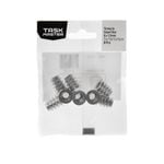 Taskmaster M6 x 13mm Screw-In Insert Nut Flat Surfaces - 8 Pack