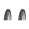 2PK AirPro City/Street Bicycle Tyre Replacement 20x1.75'' Black
