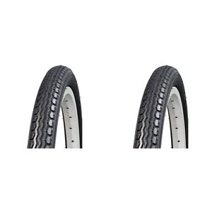2PK AirPro City/Street Bicycle Tyre Replacement 20x1.75'' Black