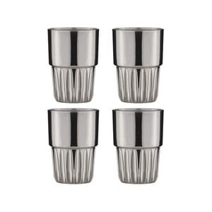 Tempa Skye Set of 4 Highball Tumblers 350ml Charcoal