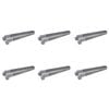 6PK Appetito Toaster Tongs w/Silicone Tips Charcoal Home Kitchen Cooking